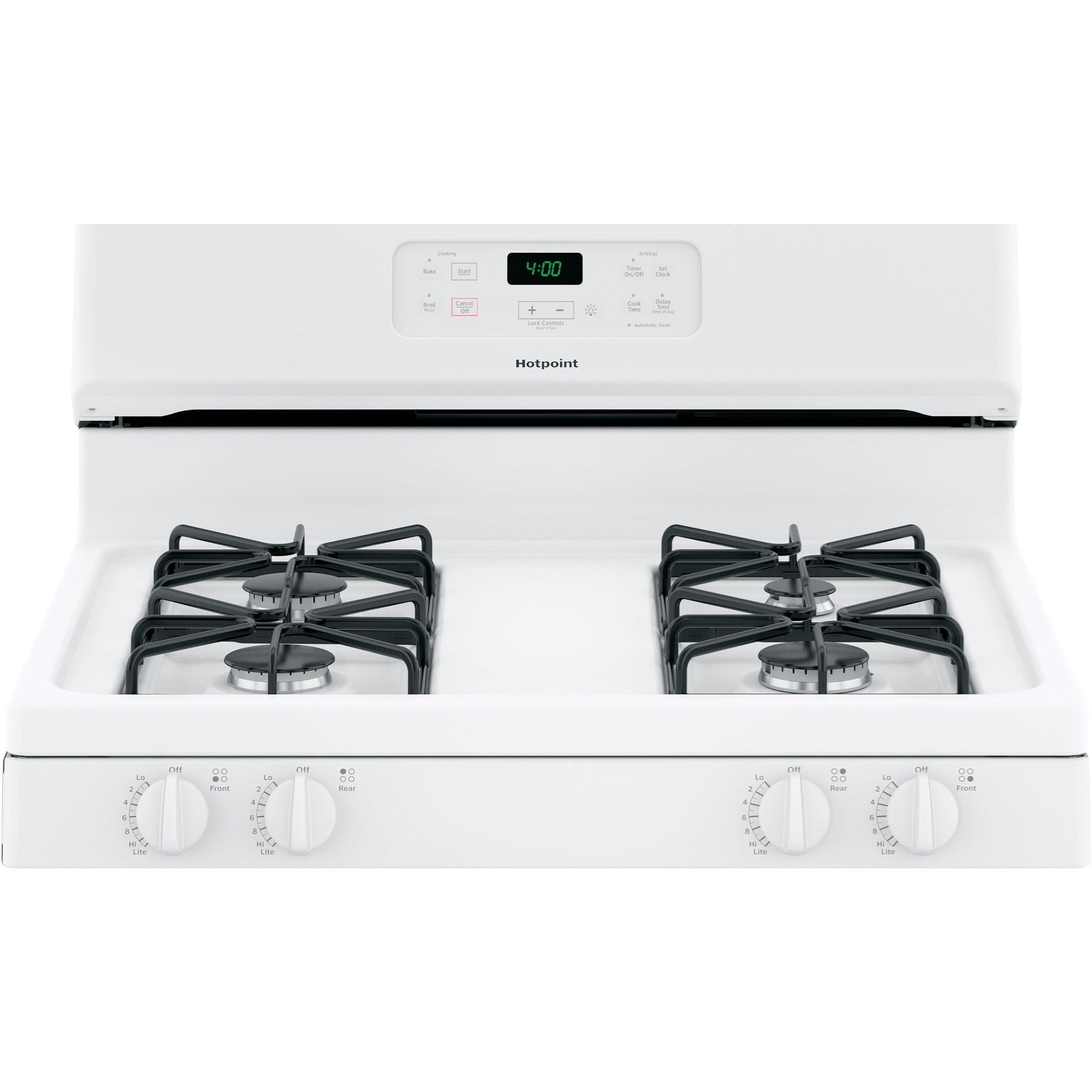 Standard height deals of gas range